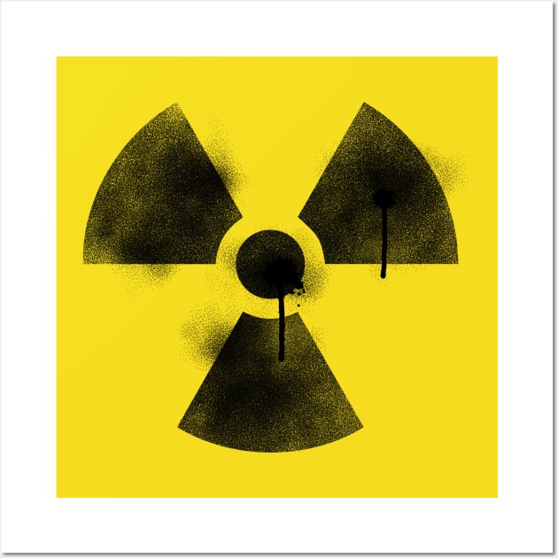 Radioactive sign Wall Art by OsFrontis